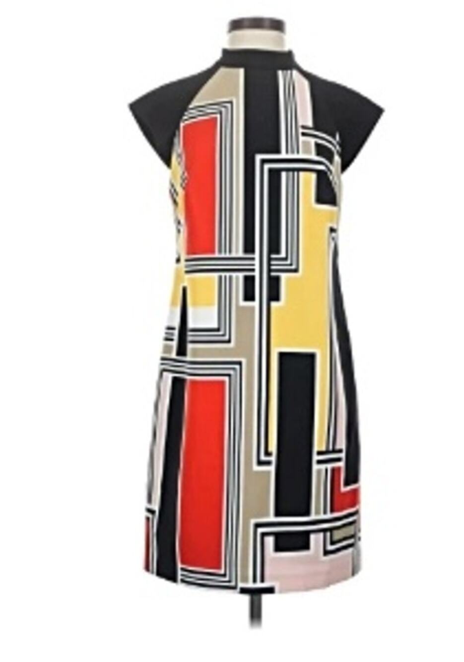 101 NWOT Laundry by Shelli Segal Geometric Dress | Multi | Size 8